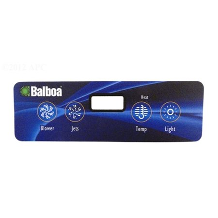 BALBOA Duplex 4-Button Spa Side Overlay for 54094 BA462147